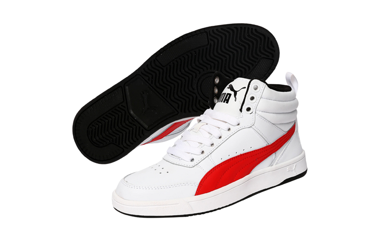 Lookbook (Youth) Puma Rebound Street V2 Leather 'White' 363913-06