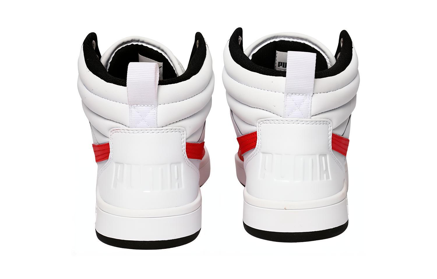 Shop (Youth) Puma Rebound Street V2 Leather 'White' 363913-06
