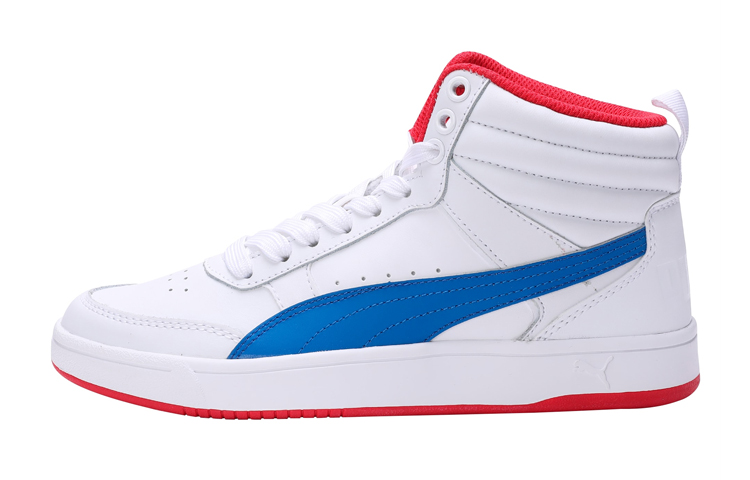 (Youth) Puma Rebound Street V2 Leather 'White Red' 363913-07