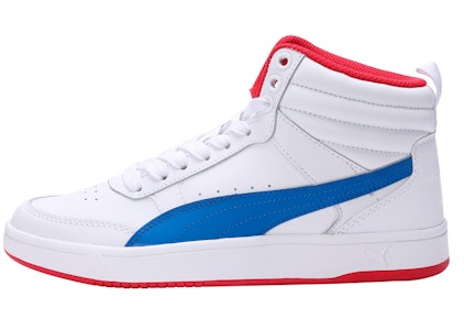 (JR) プーマ リバウンド ストリート V2 レザー 白/赤 363913-07 Buy (JR) プーマ リバウンド ストリート V2 レザー 白/赤 363913-07