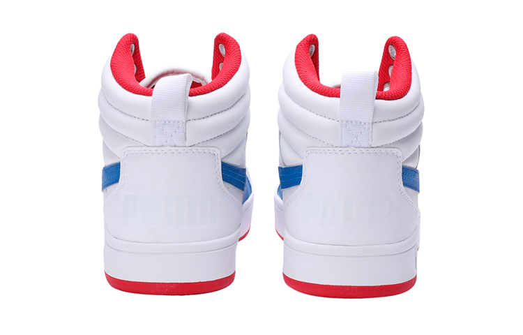 Shop (Youth) Puma Rebound Street V2 Leather 'White Red' 363913-07