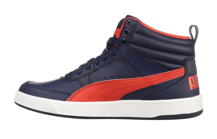(Youth) Puma Rebound Street V2 Leather Mid 'Deep Blue' 363913-04