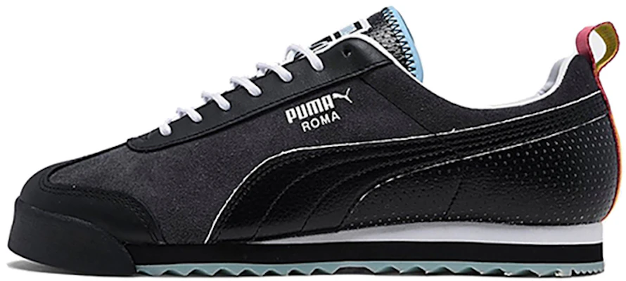 大童 Puma Roma 嘉年華休閒 黑白藍 低筒訓練鞋 Buy 大童 Puma Roma 嘉年華休閒 黑白藍 低筒訓練鞋