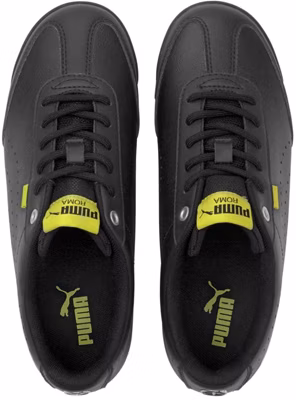 大童 Puma Roma Via Perf Tennis Jr 減震耐磨輕便低幫訓練鞋 黑 Order 大童 Puma Roma Via Perf Tennis Jr 減震耐磨輕便低幫訓練鞋 黑