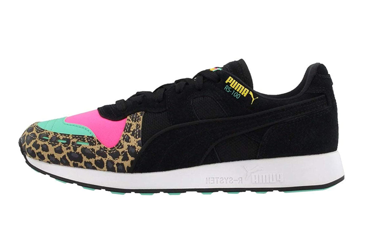 (Youth) Puma RS-100 Party Cheetah Jr 'Black Pink White' 370802-01