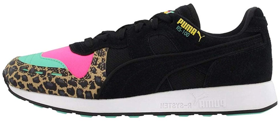 (JR) Puma RS-100 Party Cheetah Jr ''Noir Rose Blanc'' 370802-01 Buy (JR) Puma RS-100 Party Cheetah Jr ''Noir Rose Blanc'' 370802-01