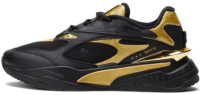 (Youth) Puma RS-Fast 'Black Gold Metal' 375413-01 Buy (Youth) Puma RS-Fast 'Black Gold Metal' 375413-01