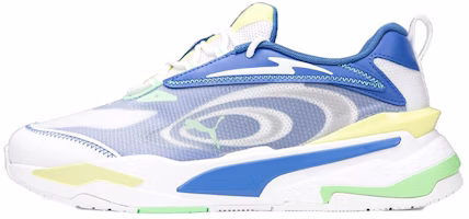 (Youth) Puma RS-Fast Grade-School 'White Blue' 383211-01 (Youth) Puma RS-Fast Grade-School 'White Blue' 383211-01