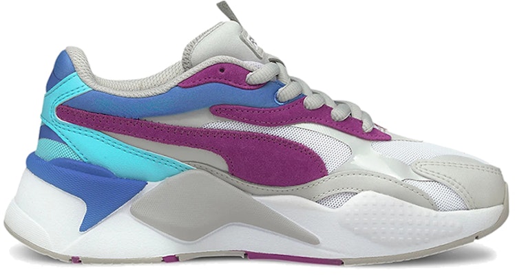 大童 Puma Rs-x³ Neon Flame 白藍紫 低筒運動鞋 Order 大童 Puma Rs-x³ Neon Flame 白藍紫 低筒運動鞋