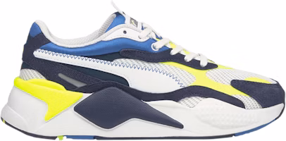 (Youth) Puma RS-X3 Twill Jr 'White Peacoat' 375987-01 (Youth) Puma RS-X3 Twill Jr 'White Peacoat' 375987-01