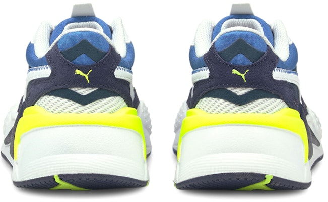 (JR) プーマ RS-X3 ツイル Jr 白/紺 375987-01 Shop (JR) プーマ RS-X3 ツイル Jr 白/紺 375987-01
