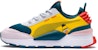 (PS) Kasut Lari Kanak-kanak Puma Sesame Str 50 RS-0 Jr Putih Kuning Merah 369042-02