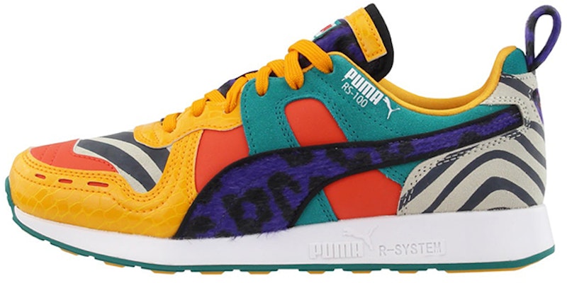 (JR) Puma RS-100 Low Top Sneakers 'Animal Patchwork' Kasut Rendah Unik Patchwork. 370804-01 Buy (JR) Puma RS-100 Low Top Sneakers 'Animal Patchwork' Kasut Rendah Unik Patchwork. 370804-01