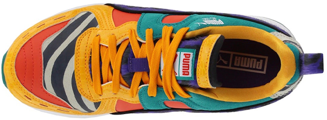 (JR) Puma RS-100 Low Top Sneakers 'Animal Patchwork' Kasut Rendah Unik Patchwork. 370804-01 Lookbook (JR) Puma RS-100 Low Top Sneakers 'Animal Patchwork' Kasut Rendah Unik Patchwork. 370804-01
