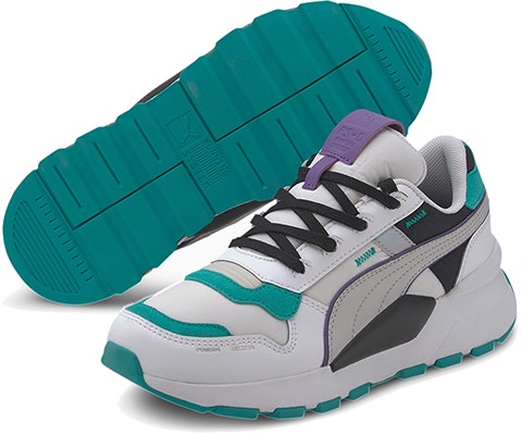 (Youth) Puma Rs 2.0 Futura Low Running Shoes Black/White/Green 374418-02 Purchase (Youth) Puma Rs 2.0 Futura Low Running Shoes Black/White/Green 374418-02