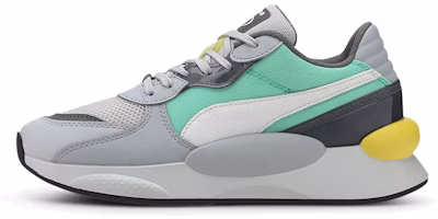 (Youth) Puma Rs 9.8 Fresh Low Top Running Shoes Black/Grey/Green 372060-02 (Youth) Puma Rs 9.8 Fresh Low Top Running Shoes Black/Grey/Green 372060-02
