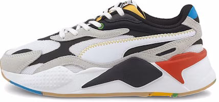 (Preschool) Puma Rs-x Big Boys Black White Red Low Tops Sports Shoe 'Black White Gray' 374498-01 (Preschool) Puma Rs-x Big Boys Black White Red Low Tops Sports Shoe 'Black White Gray' 374498-01