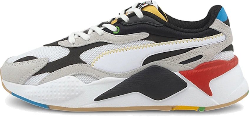 (Preschool) Puma Rs-x Big Boys Black White Red Low Tops Sports Shoe 'Black White Gray' 374498-01 Buy (Preschool) Puma Rs-x Big Boys Black White Red Low Tops Sports Shoe 'Black White Gray' 374498-01