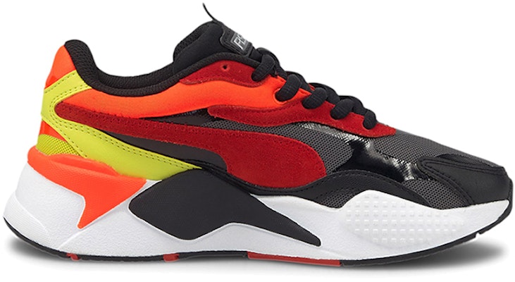 (PS) プーマ RS-X3 ネオンフレイム 黒赤白 368693-01 Order (PS) プーマ RS-X3 ネオンフレイム 黒赤白 368693-01