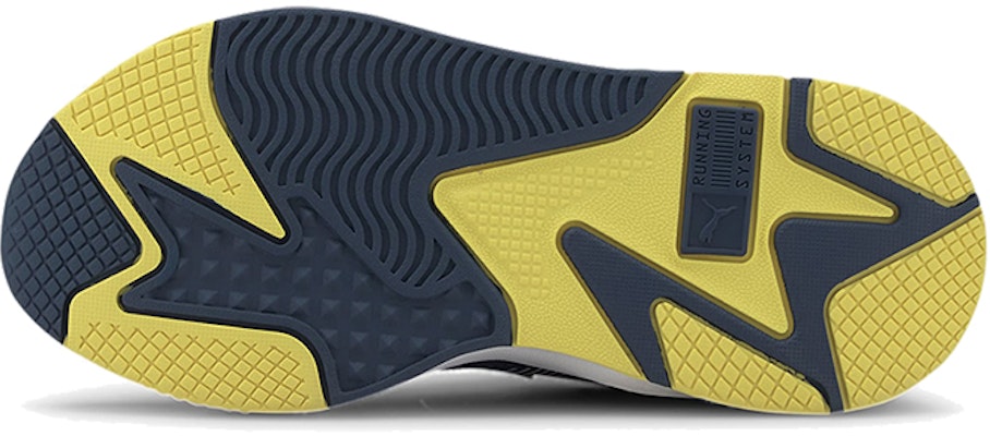 (Youth) Puma Rs-x Collegiate Low Running Shoes Blue/Yellow/ 'White' 371626-02 Details for (Youth) Puma Rs-x Collegiate Low Running Shoes Blue/Yellow/ 'White' 371626-02