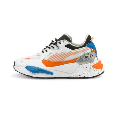 (PS) Puma RS-Z Astronauts Jr Low-Top Running Shoes K White/Orange/Blue