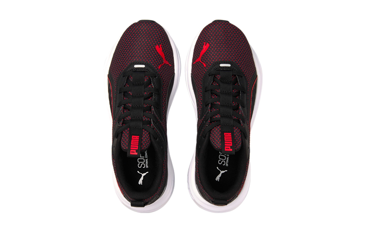 Shop (JR) Puma Scorch Runner ''Zwart Rood'' 194782-03