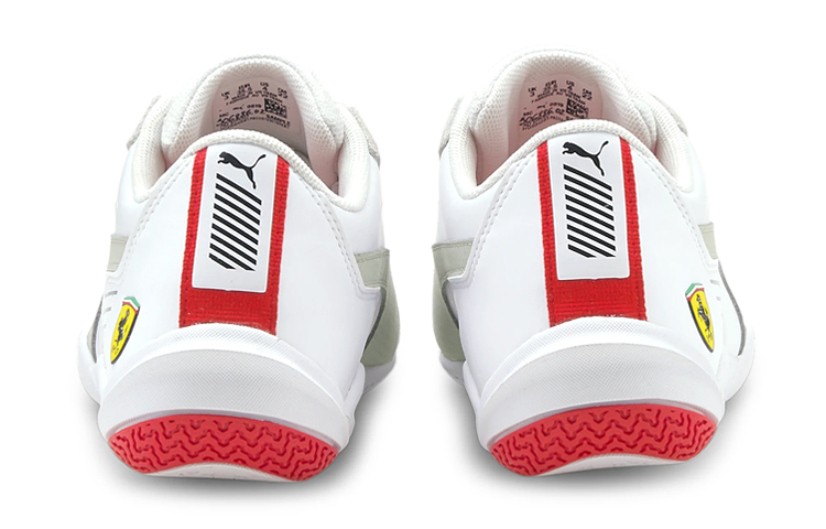 Shop 大童 Puma Scuderia Ferrari R-Cat Machina 輕便舒適 賽車運動訓練鞋 白灰紅