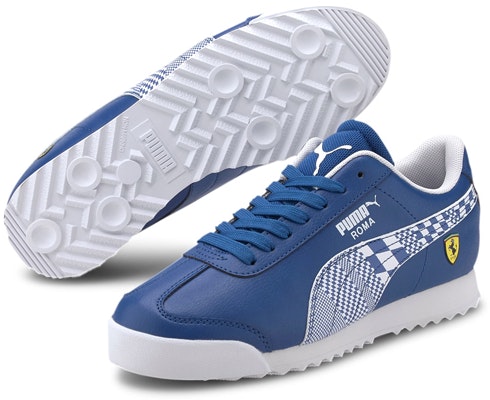 大童 Puma Scuderia Ferrari Roma 藍色 低筒訓練鞋 Lookbook 大童 Puma Scuderia Ferrari Roma 藍色 低筒訓練鞋