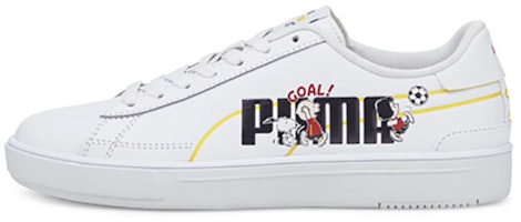 (Youth) Puma Serve Pro JR 'Peanuts White' 380936-01 (Youth) Puma Serve Pro JR 'Peanuts White' 380936-01
