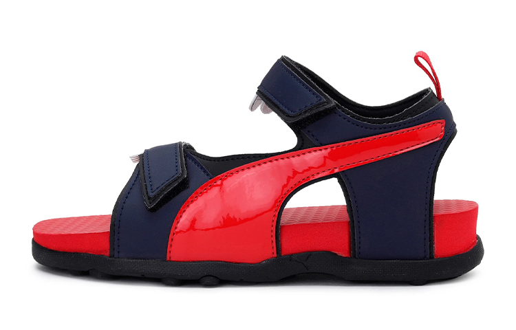 (Youth) Puma Shrek Jr Idp 'Blue Red Velcro Outdoor Open-Toe Flat Sports Sandals' 339842-01