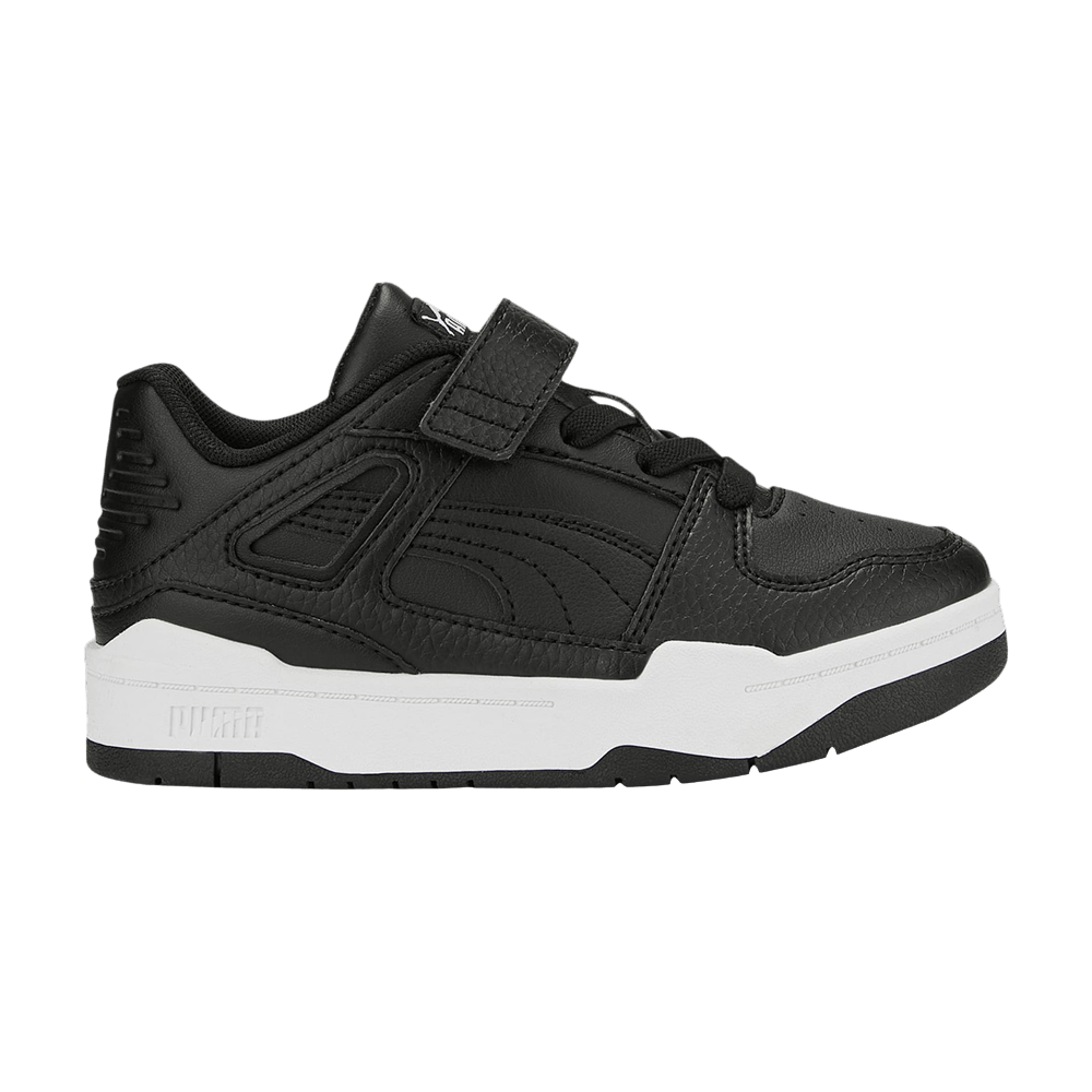 Buy (青少年) Puma Slipstream 皮革 '黑白' 387827-03