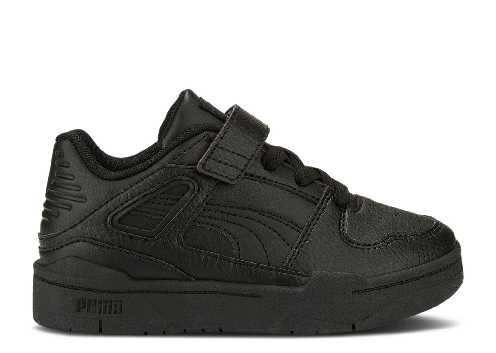 (Youth) Puma Slipstream Leather 'Triple Black' 387827-01
