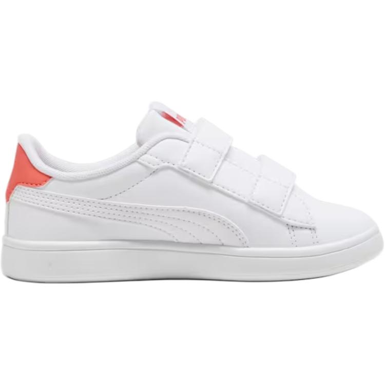 Order (JR) 푸마 스매쉬 3.0 배지 V 리틀 키드 '화이트 연어' 397286-05