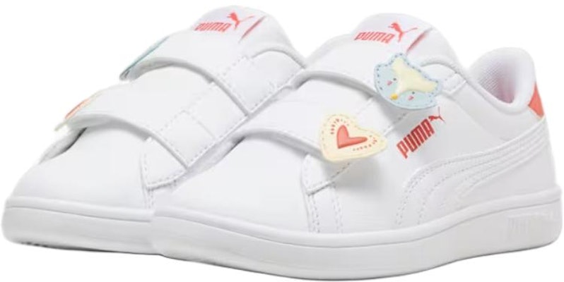 (JR) 푸마 스매쉬 3.0 배지 V 리틀 키드 '화이트 연어' 397286-05 Lookbook (JR) 푸마 스매쉬 3.0 배지 V 리틀 키드 '화이트 연어' 397286-05