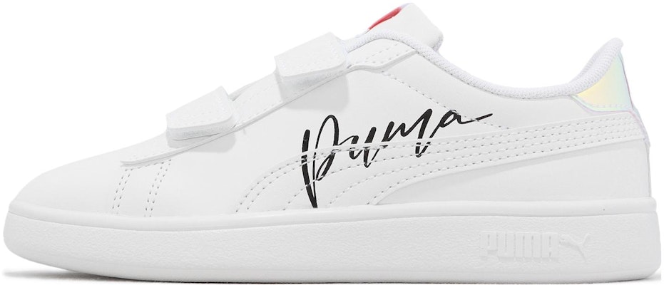 (Youth) Puma Smash 3.0 Leather Velcro Little Kid 'Crystal' 392574-01 Buy (Youth) Puma Smash 3.0 Leather Velcro Little Kid 'Crystal' 392574-01