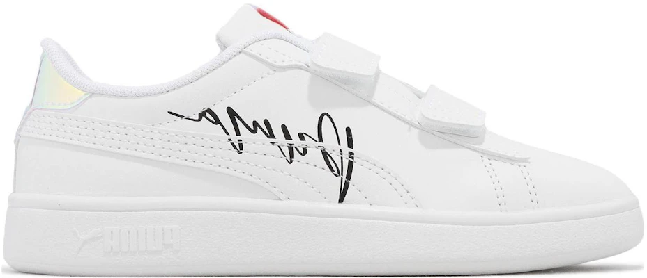 (JR) Puma Smash 3.0 Kulit Velcro Kanak-kanak 'Crystal' 392574-01 Order (JR) Puma Smash 3.0 Kulit Velcro Kanak-kanak 'Crystal' 392574-01