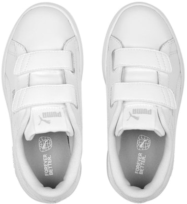 (Youth) Puma Smash 3.0 Leather Velcro Little Kid 'White' 392033-02 Shop (Youth) Puma Smash 3.0 Leather Velcro Little Kid 'White' 392033-02