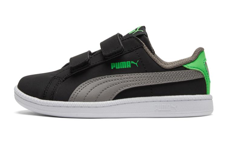 (Youth) Puma Smash Fun 'Black Grey Green' 361592-07