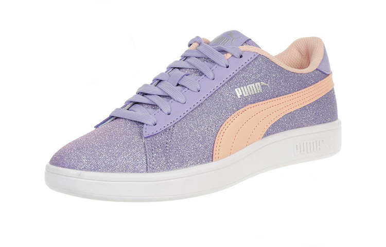 (Youth) Puma Smash V2 'Glitz Glam Purple Orange' 圖 2