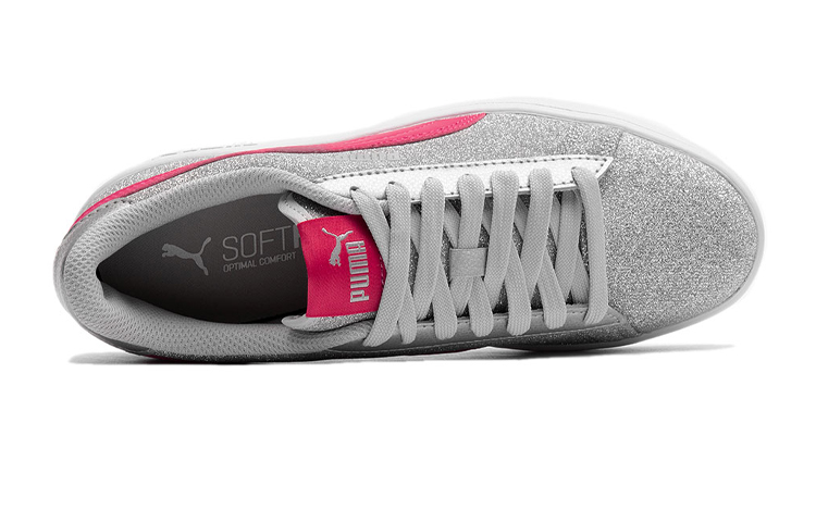 Lookbook (JR) 푸마 스매쉬 V2 '글리츠 글램 실버 레드' (Puma Smash V2 '글리츠 글램 실버 레드') 367377-13