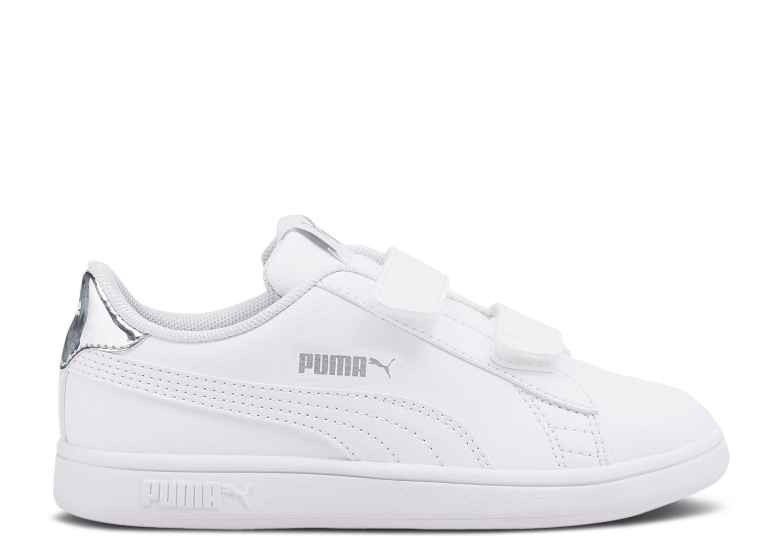 Buy (Youth) Puma Smash v2 'Mirror Metallic - White Silver' 383766-01