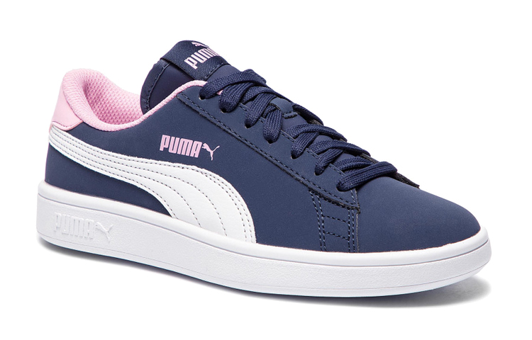 Lookbook (JR) Puma Smash v2 Buck Jr 'Biru Merah Jambu' 365182-09