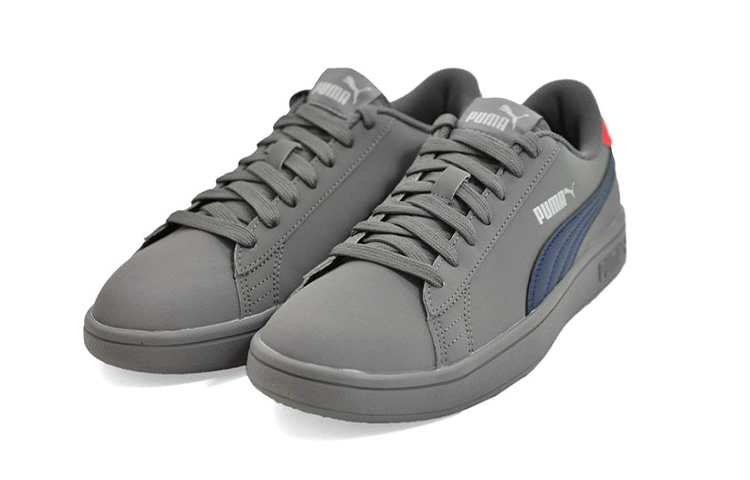 Lookbook (JR) Puma Smash v2 Buck Jr 'Cement Grey' Lelaki Remaja 365182-36