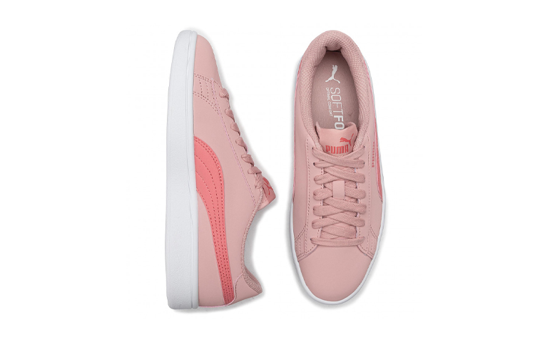 (PS) Puma Smash v2 Buck Jr Leisure Board Shoes K Pink/White 圖 3