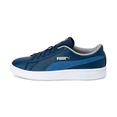 (Youth) Puma Smash v2 Garment Washed Jr 'Blue White'