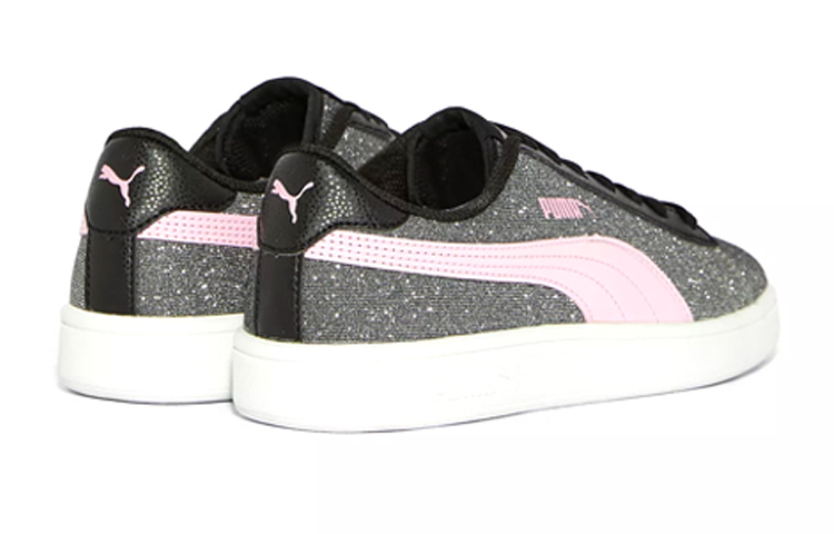 (Youth) Puma Smash V2 Glitz Glam 'Black Pink' 圖 3