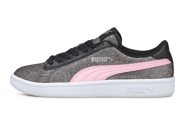 Buy (JR) Puma Smash V2 Glitz Glam 'Hitam Merah Jambu Putih' 367377-22