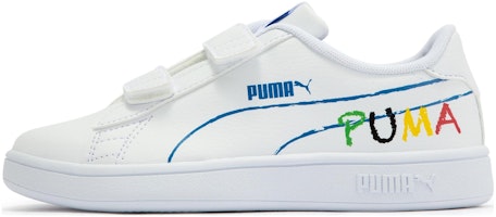 (JR) Puma Smash V2 Home School 'Blanco' 386200-02 Buy (JR) Puma Smash V2 Home School 'Blanco' 386200-02