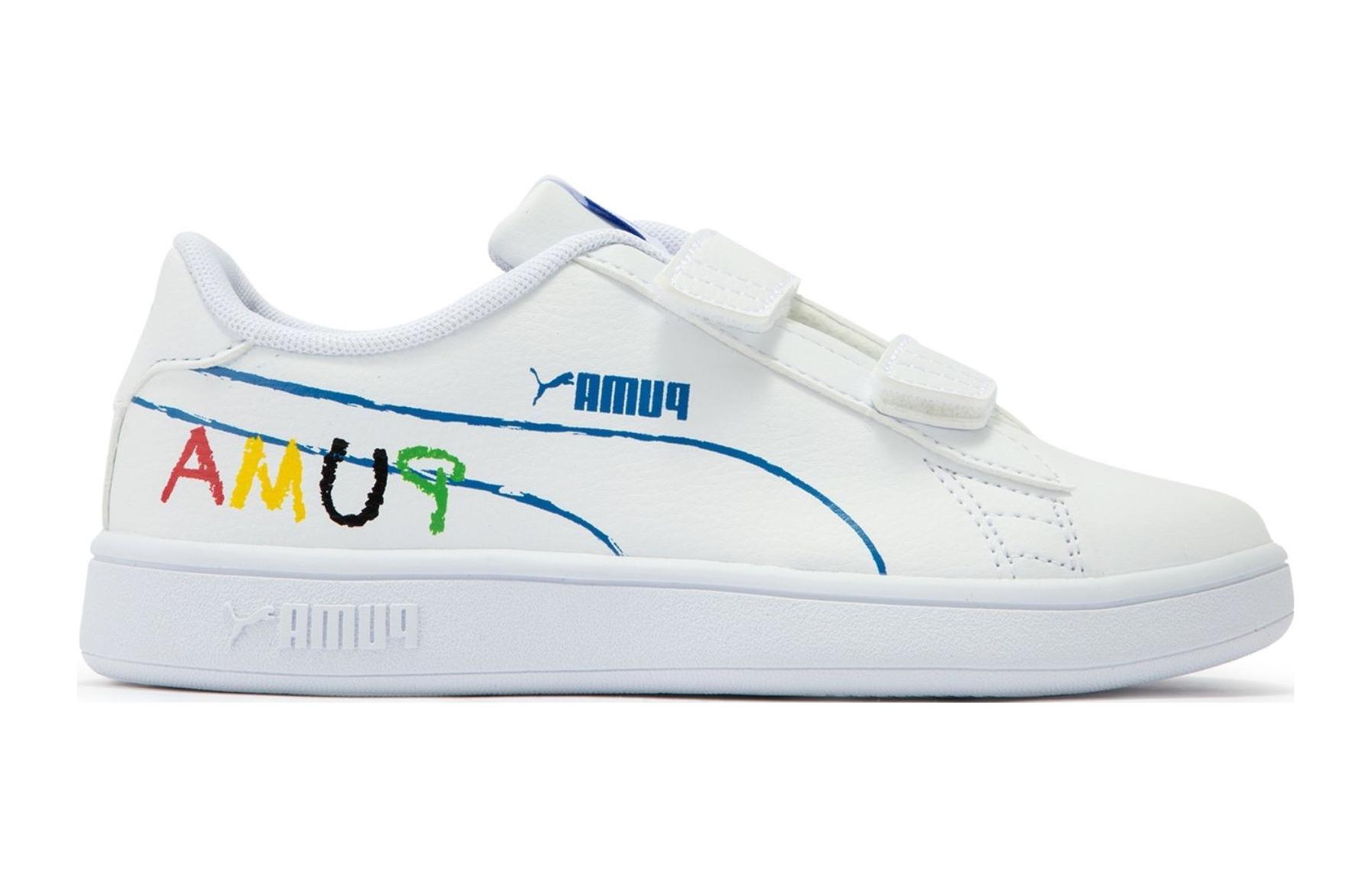 (Youth) Puma Smash V2 Home School 'White' 圖 2