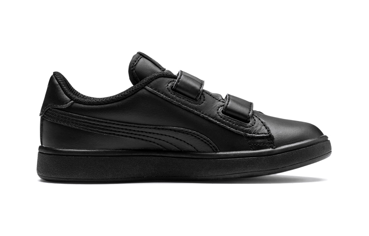 Order (Youth) Puma Smash v2 Leather 'Triple Black' 365173-01